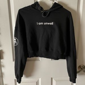 Call Her Daddy Crop Sweatshirt; S